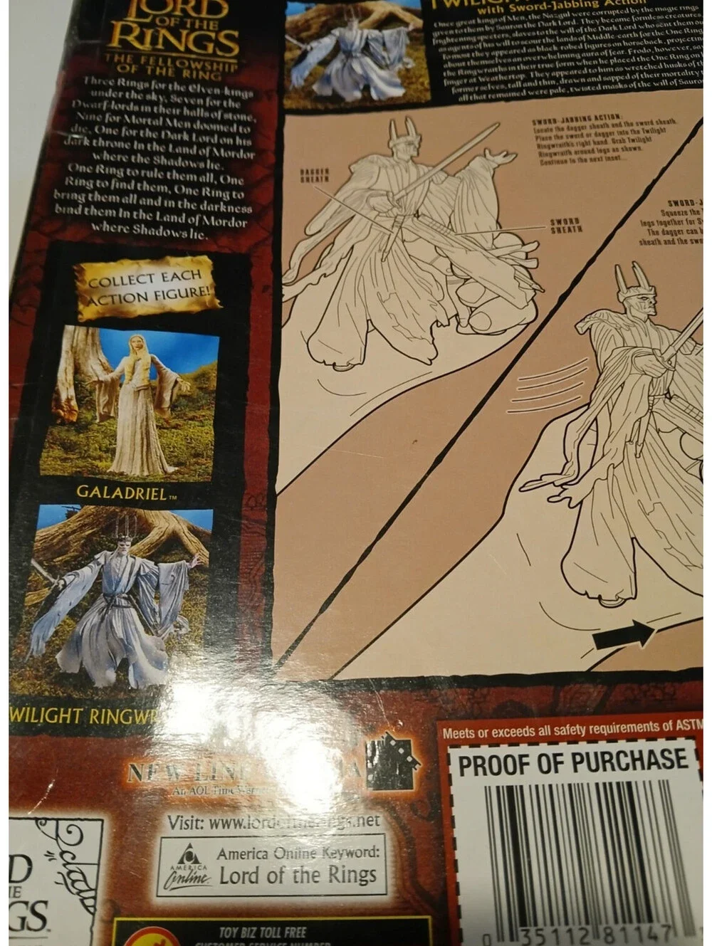 Toybiz 2002 Lord of the Rings The Two Towers (Twilight Ringwraith)
